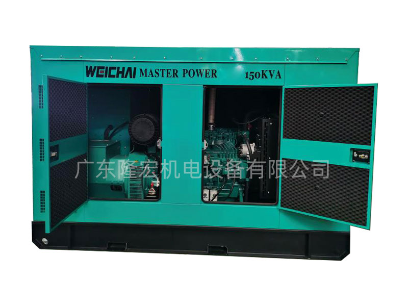 300KW Weichai silent generator set